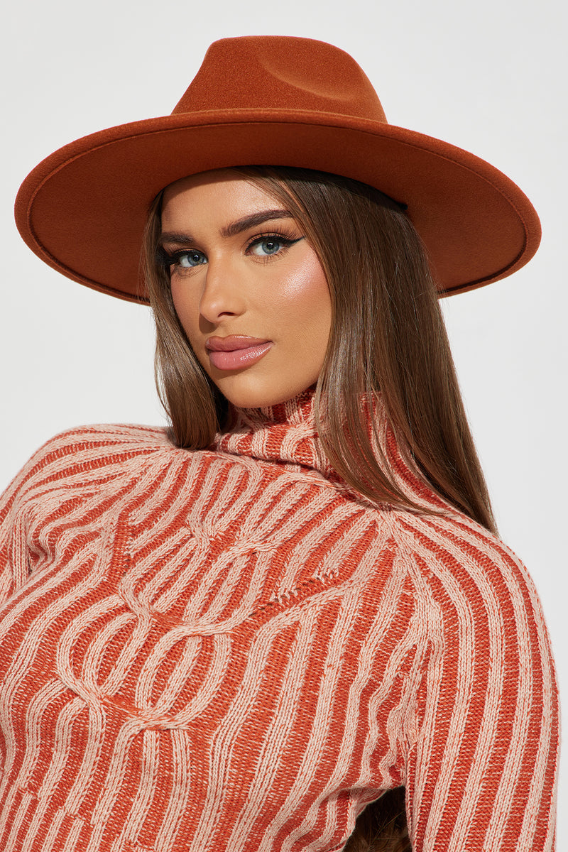 Safari Babe Fedora Cognac Fashion Nova, Accessories Fashion Nova