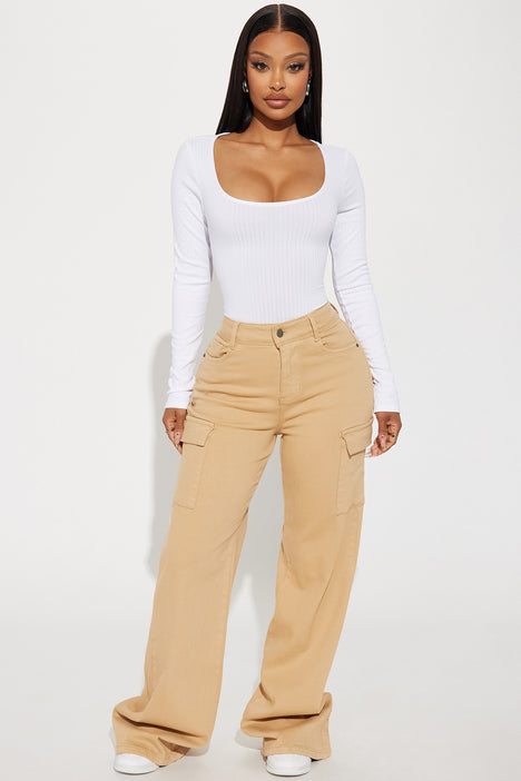 Khaki colored online jeans womens