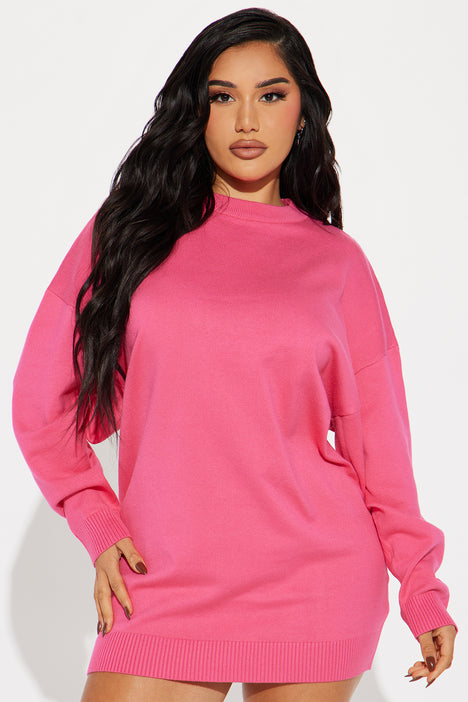 Oversized sweater shop dress fashion nova