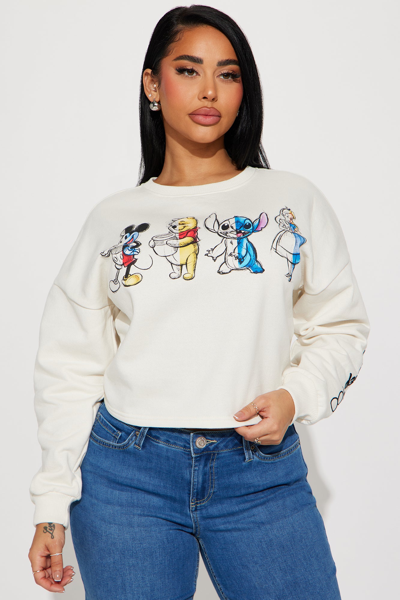 Disney characters sweatshirt top