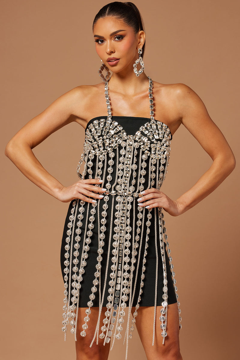 Ivana Embellished Rhinestone Top - Silver | Fashion Nova, Luxe ...