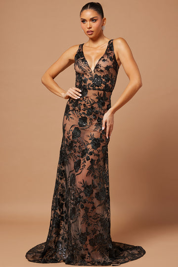 Fashion nova flower goddess deals dress