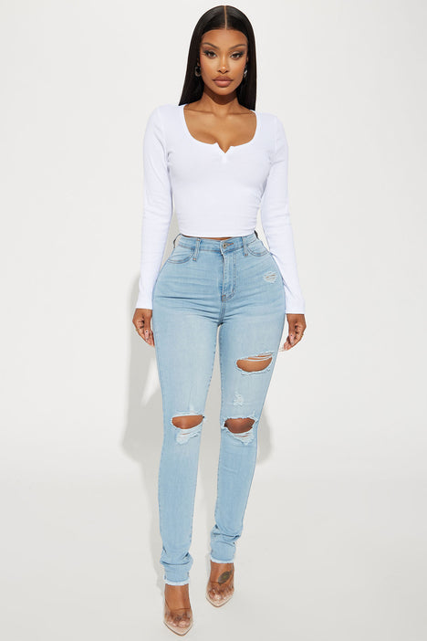 Cropped ripped deals skinny jeans