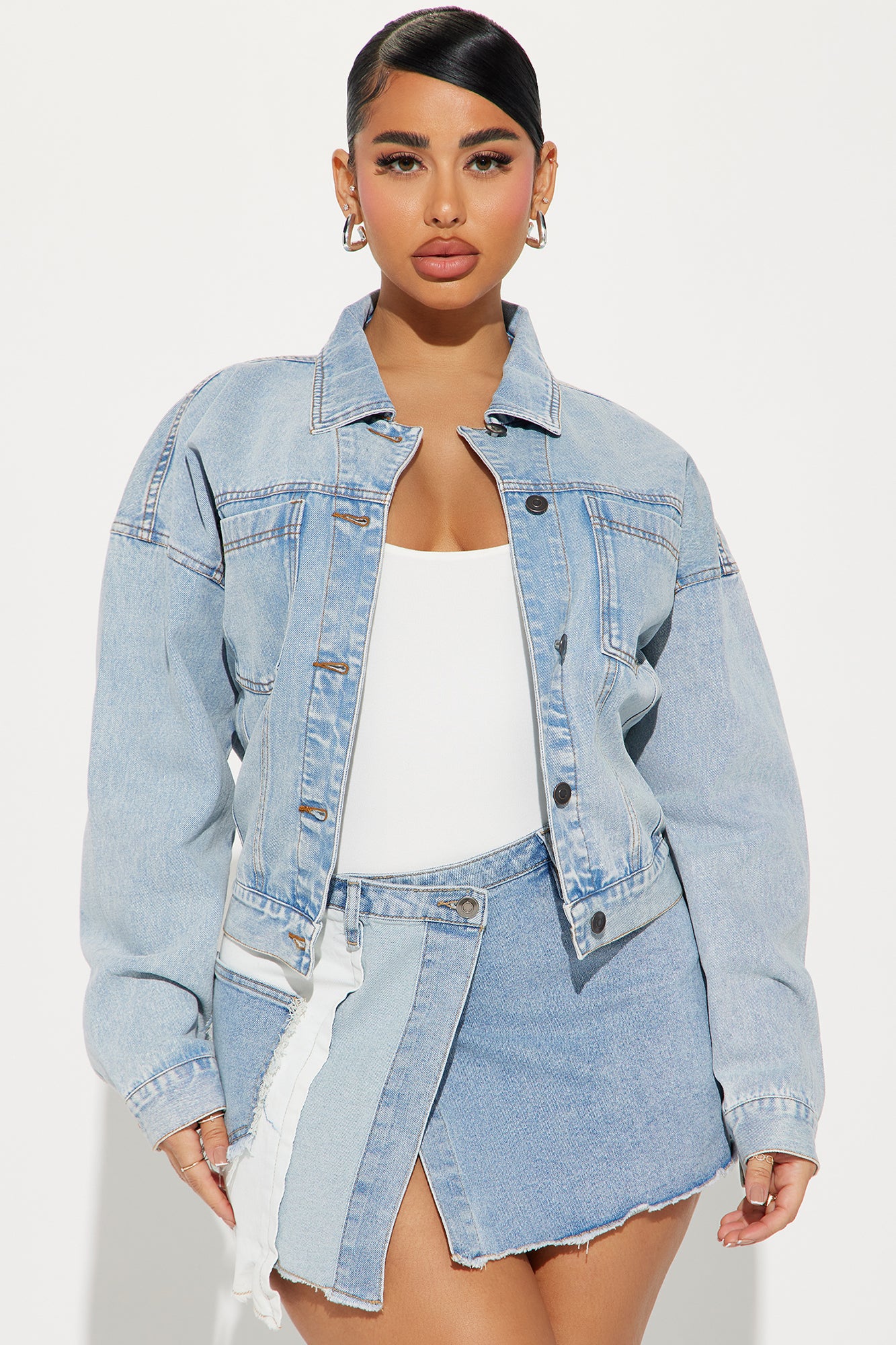 Look again denim jacket clearance
