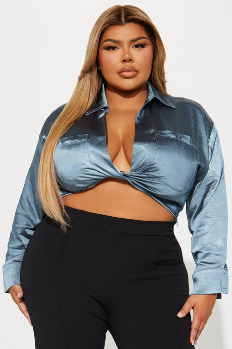 Fashion nova plus size cheap tops sale