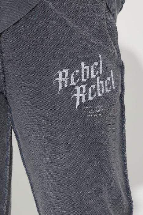 Always A Rebel Sweatsuit Charcoal