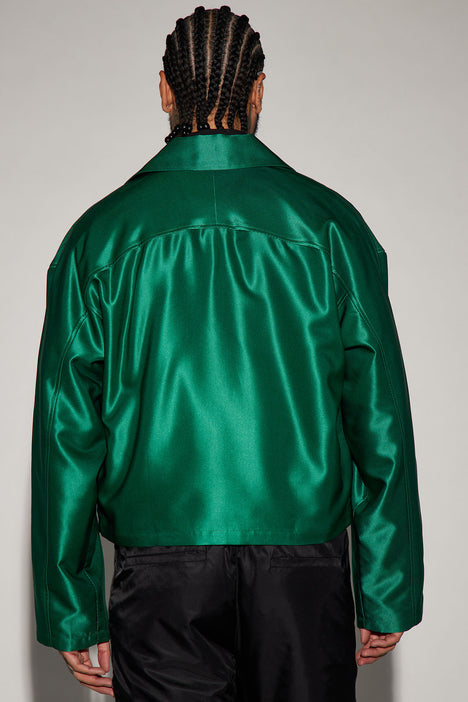 Super me new arrivals green casual jacket