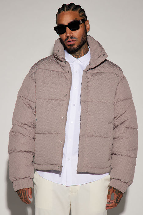 Nylon best sale puffer coat