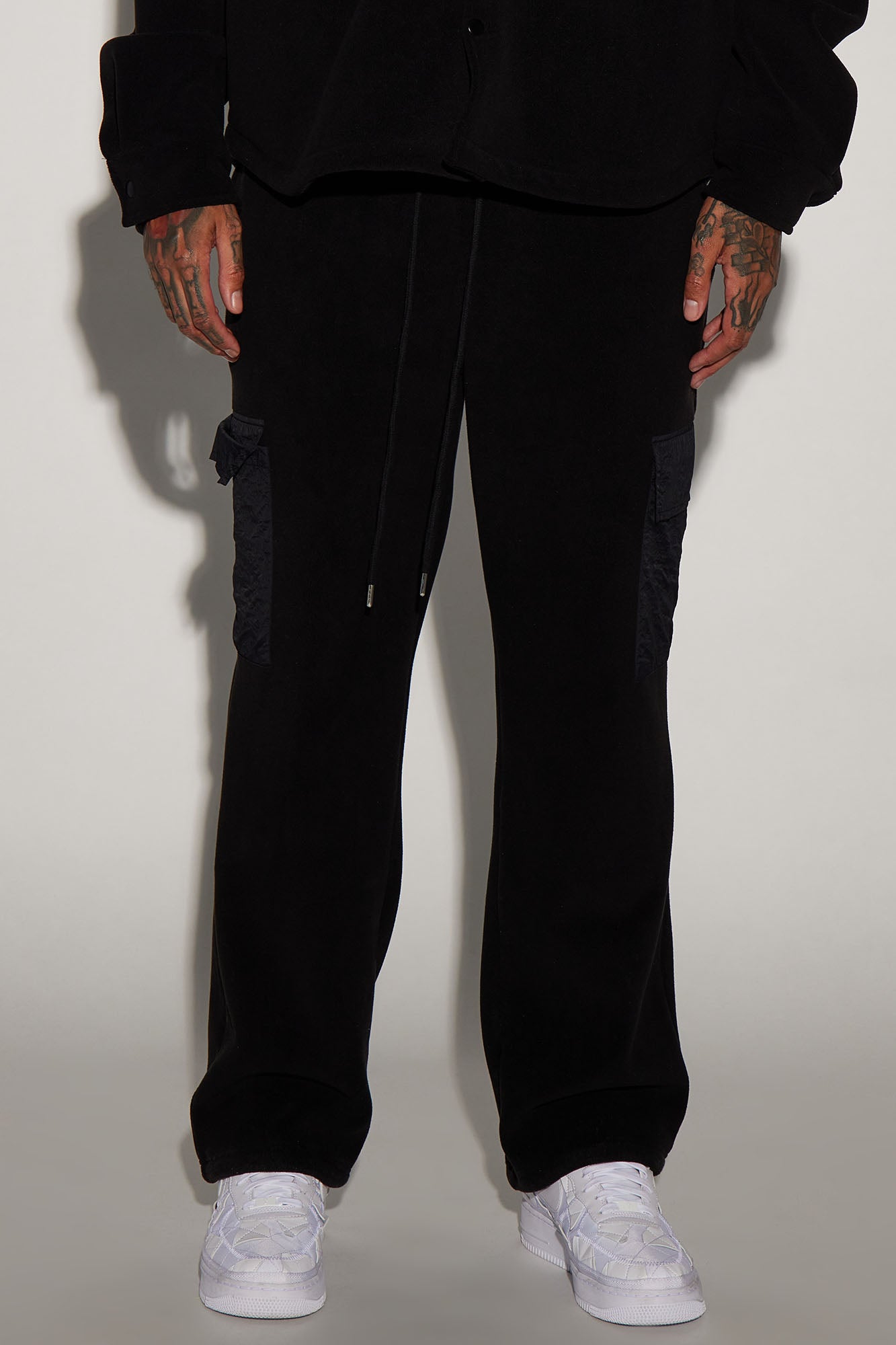 Men's Watch It Happen Straight Sweatpants in Black Size XL by Fashion Nova