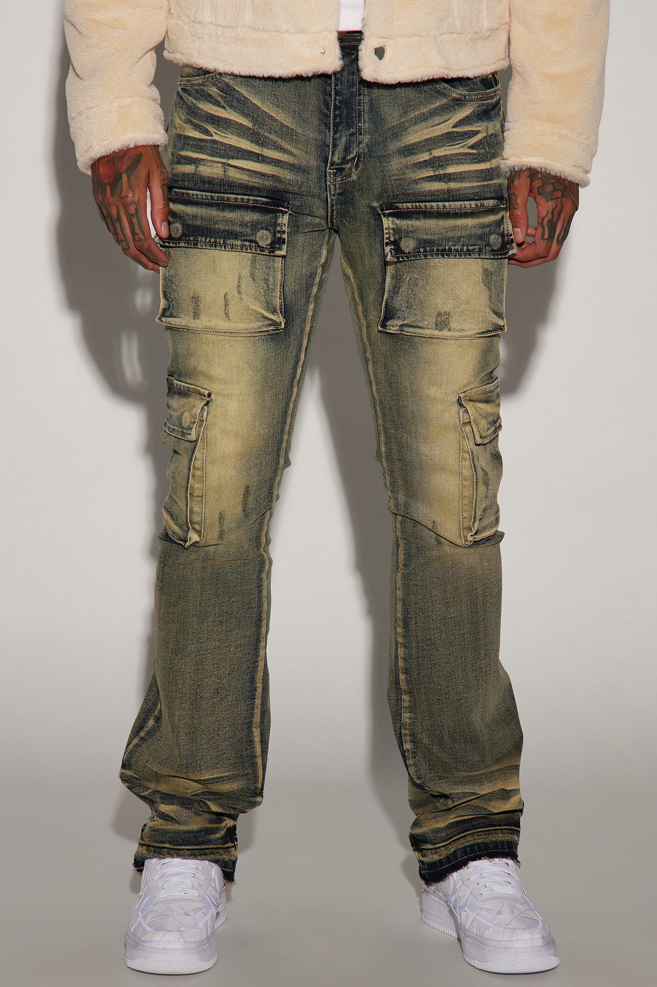 Retro essential online cargo jeans