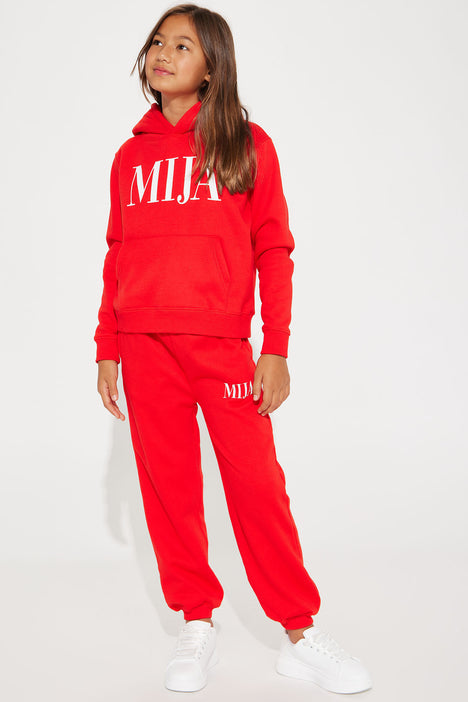 Family Goals Mini Mija Hoodie - Red, Fashion Nova, Kids Sweaters &  Cardigans