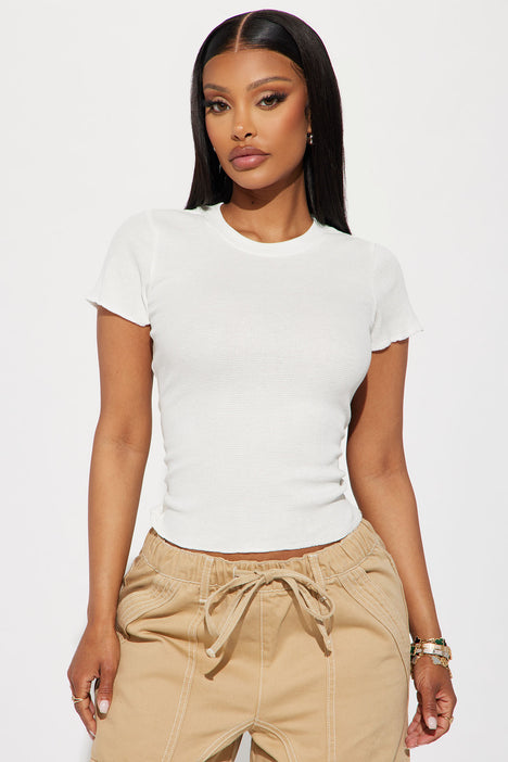 Thermal t shirt top short sleeve