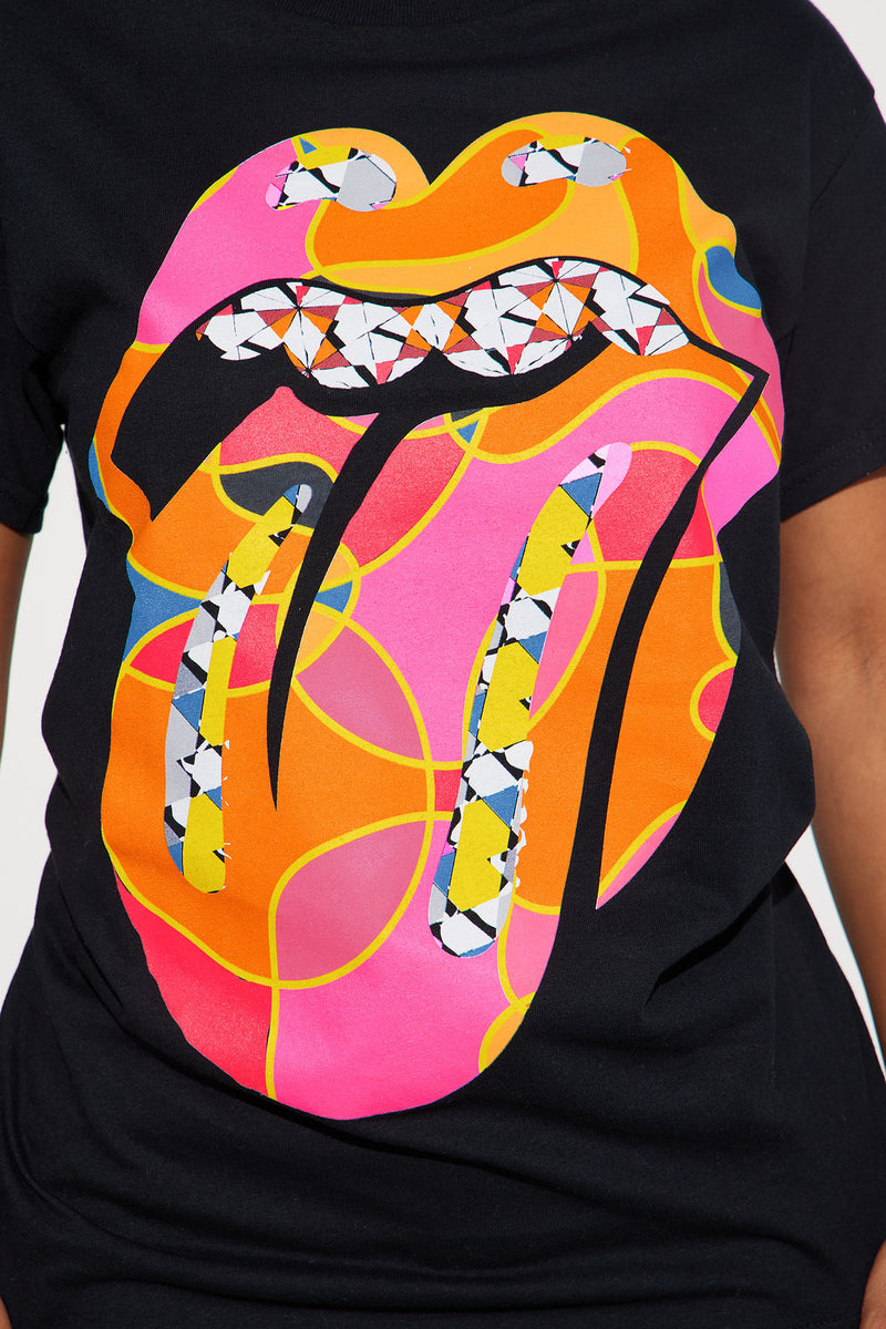 Paint It Black Rolling Stones Tshirt - Black | Fashion Nova, Screens ...