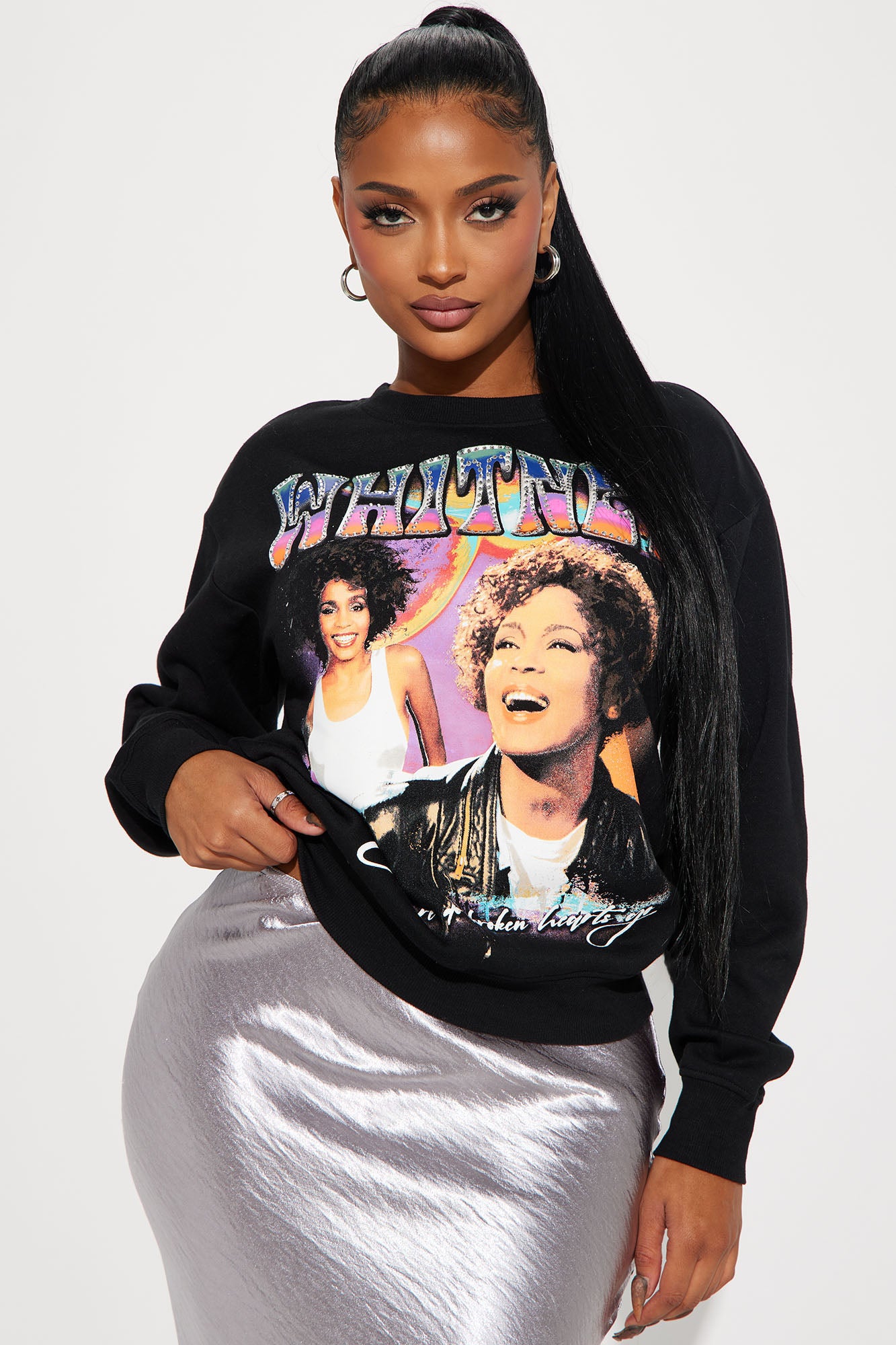 Whitney houston sweatshirt discount