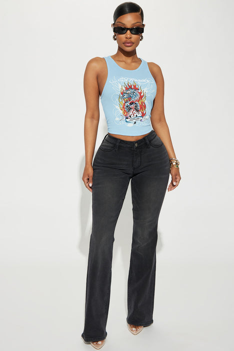 Fashion nova boot cut jeans on sale
