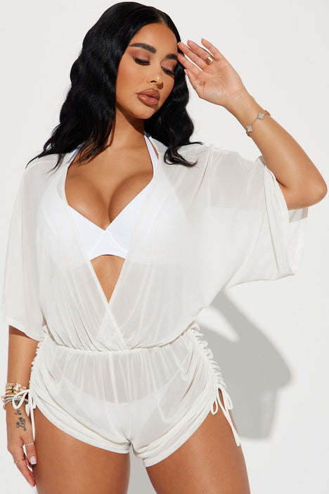 Mesh bathing suit best sale cover