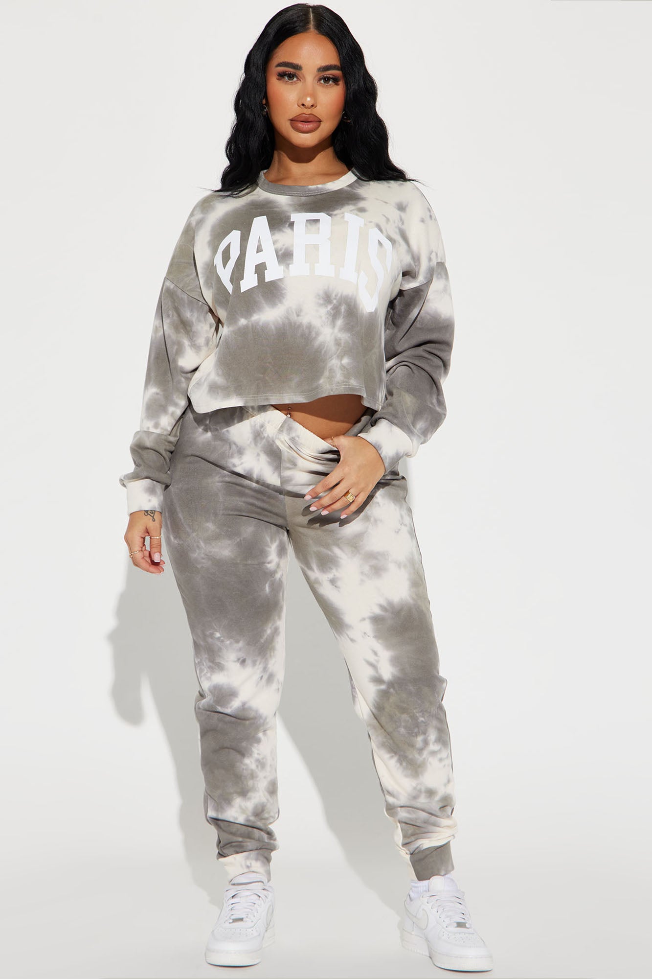 Mocha Tie Dye Jogger Set - Outfit Sets - The Calm and Collected