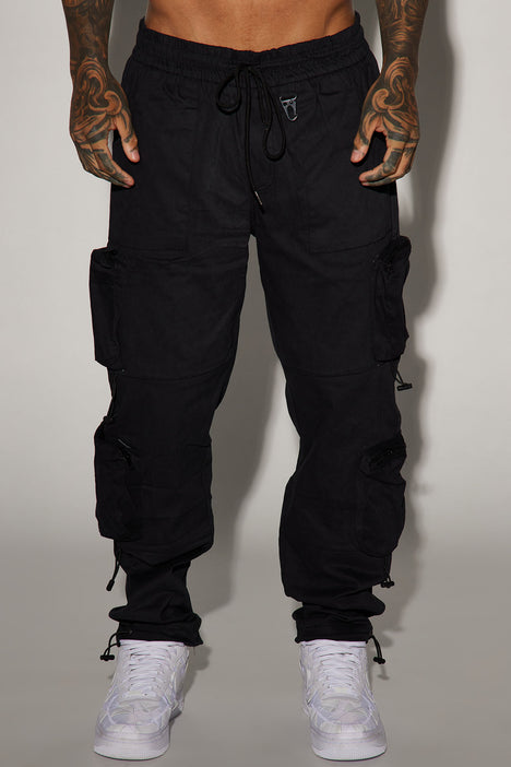Hawker Twill Utility Pants Black Fashion Nova Mens Pants