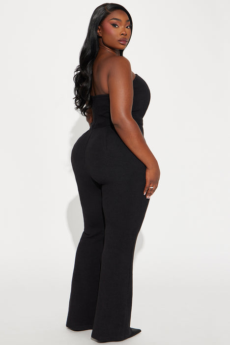 Black jumpsuit with sweater store