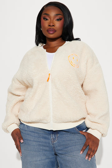 Women's plus sales size sherpa coat