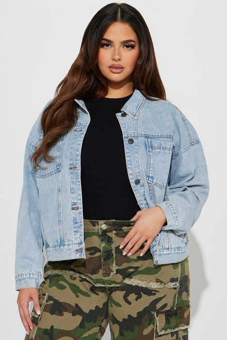 Do It Again Denim Jacket Vintage Wash Fashion Nova Jackets