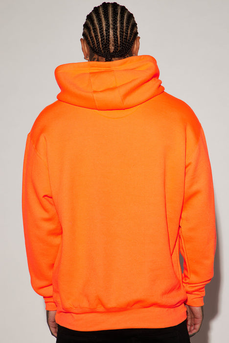 Neon hot sale hoodie orange
