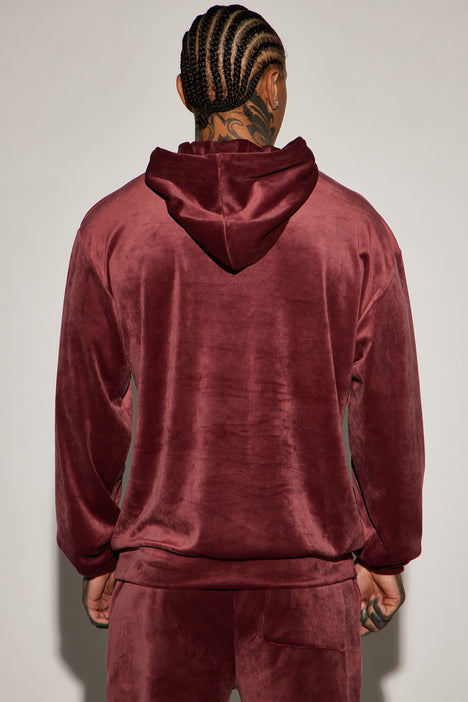 Velvet hoodie hotsell mens