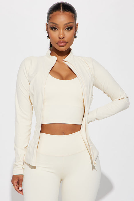 White cover up jacket top