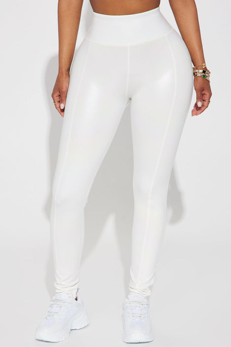 White shop active tights