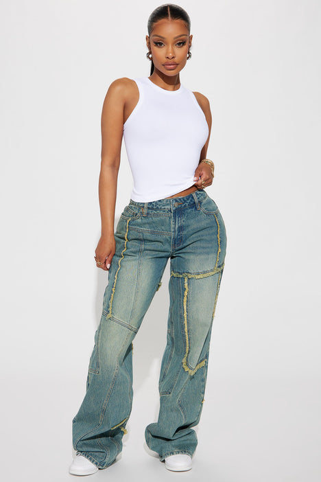 Fashion nova baggy pants 2025