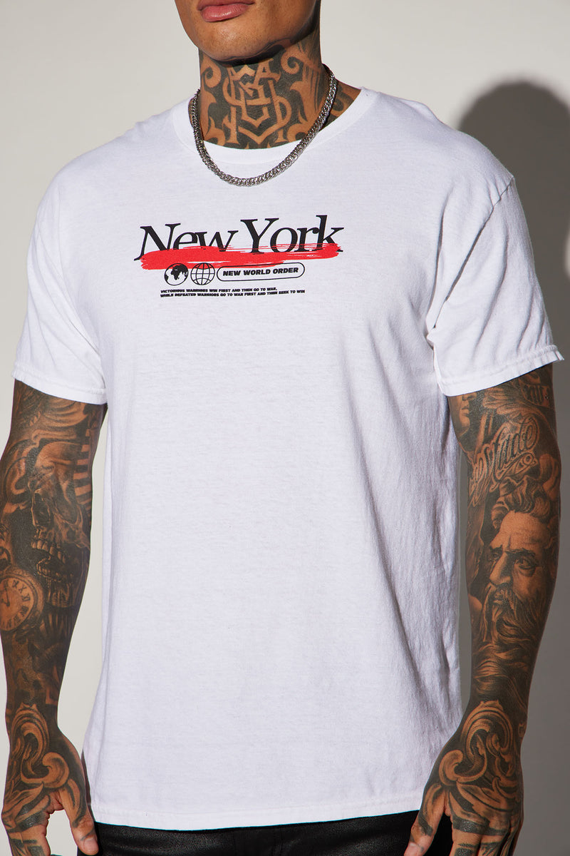New York The Concrete Jungle Short Sleeve Tee - White | Fashion Nova ...