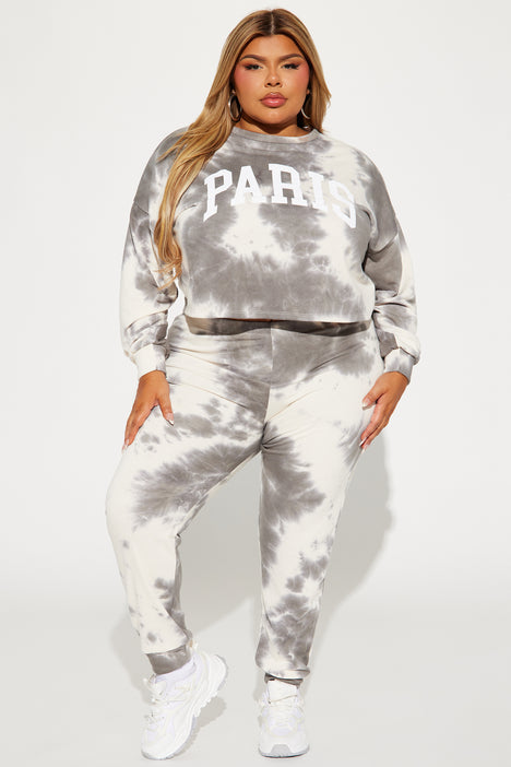 Tie dye jogger set fashion nova clearance