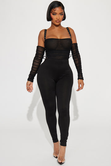 Reflective jumpsuit fashion nova clearance