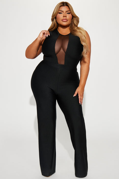 Fashion nova bandage jumpsuit 2025