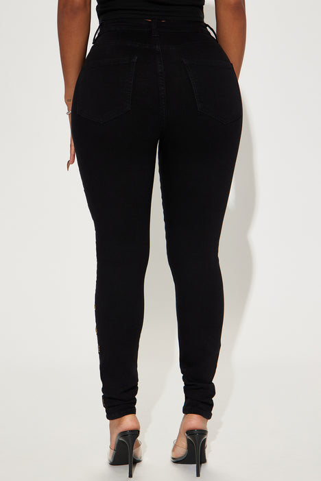 Five Star Stretch Skinny Jeans Black