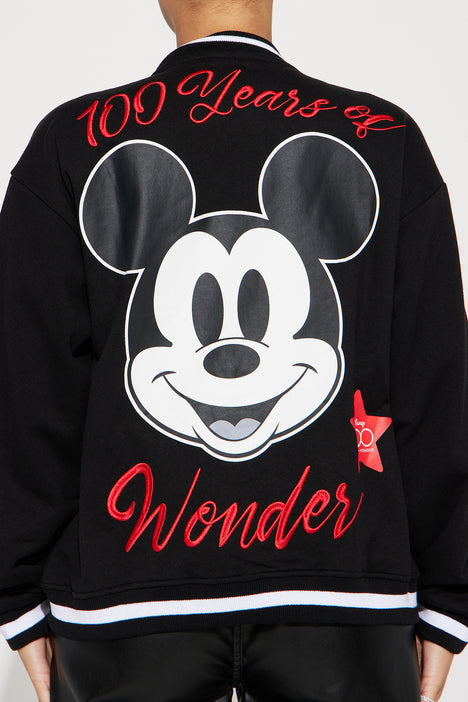 Mickey Mouse Bomber Jacket Black Fashion Nova Screens Tops