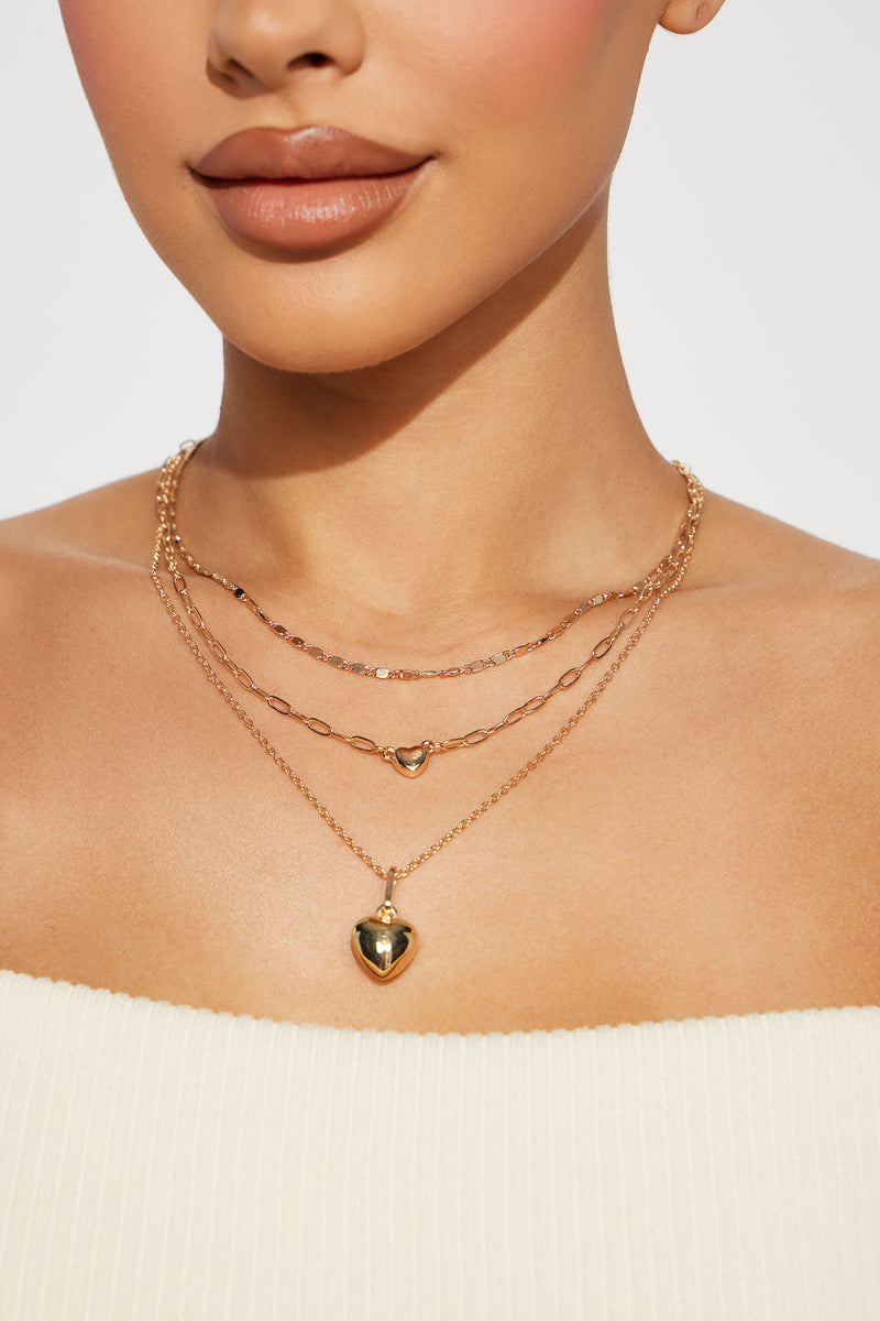 With Love Layered Necklace Gold Fashion Nova, Jewelry Fashion Nova