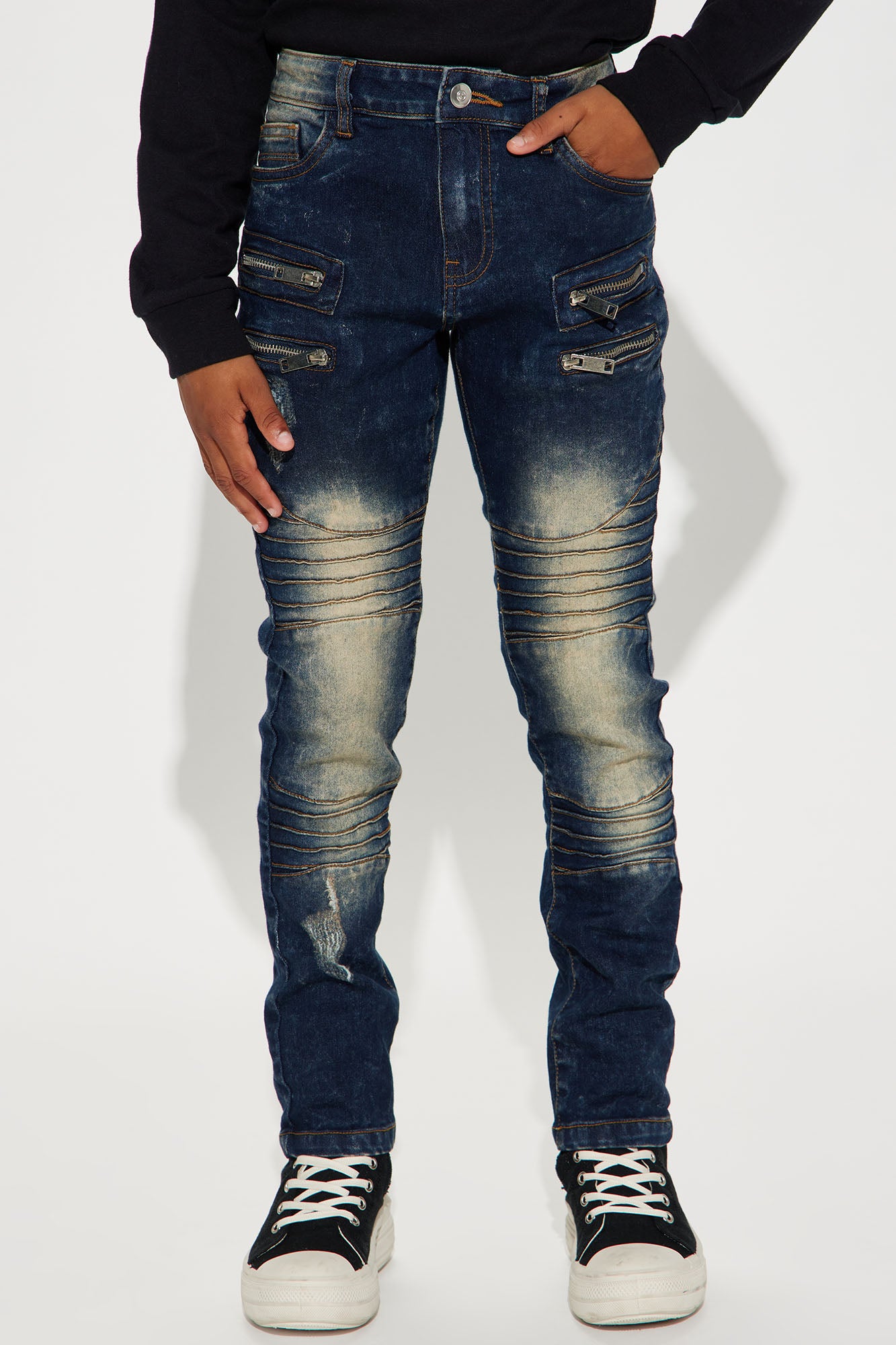 Biker jeans 2025 fashion nova