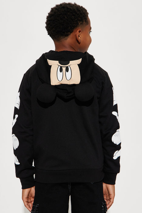 Mickey mouse fleece hoodie top