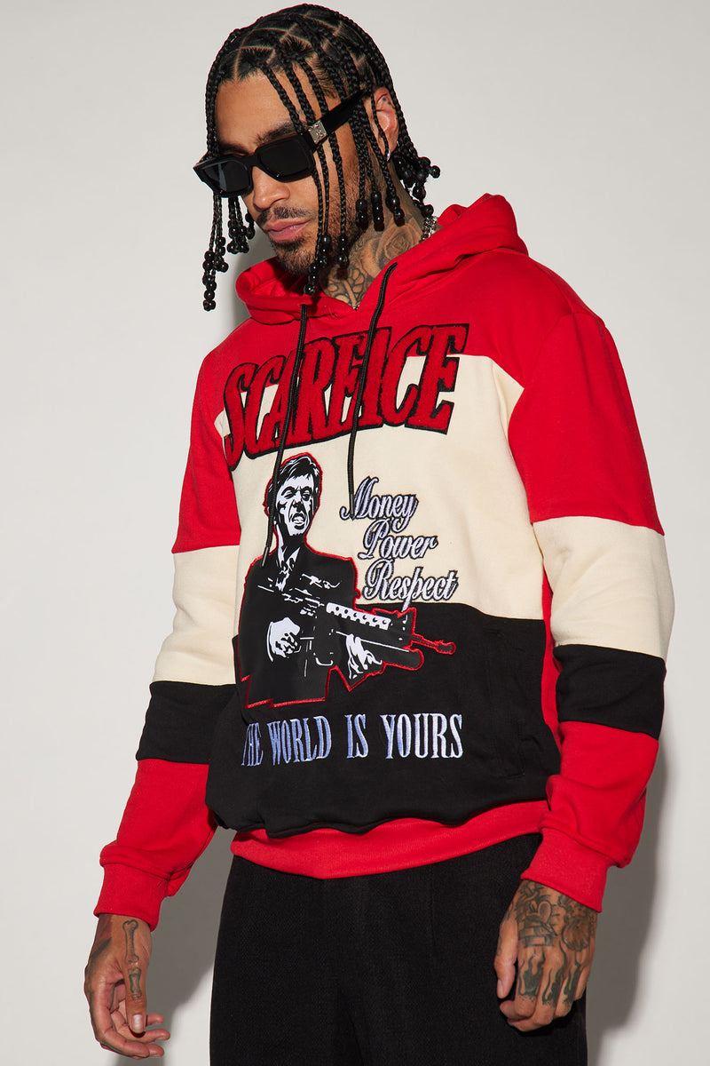 Scarface The World Is Yours Hoodie Multi Color Fashion Nova, Mens