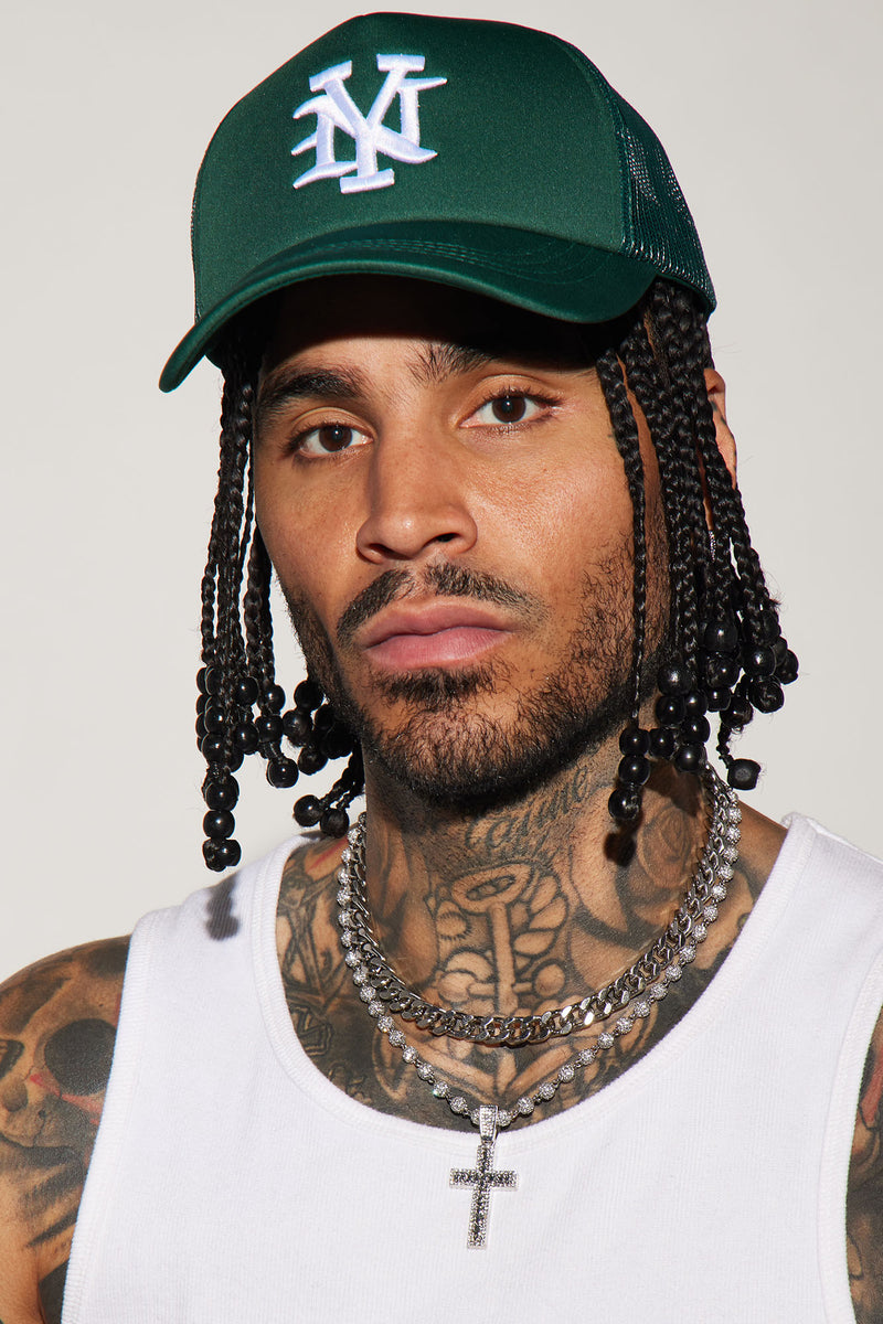 Green Hat Rapper NY Trucker Hat - Green | Fashion Nova, Mens Accessories | Fashion Nova