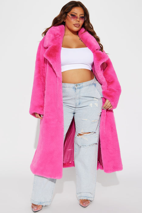 Fashion nova hotsell pink coat