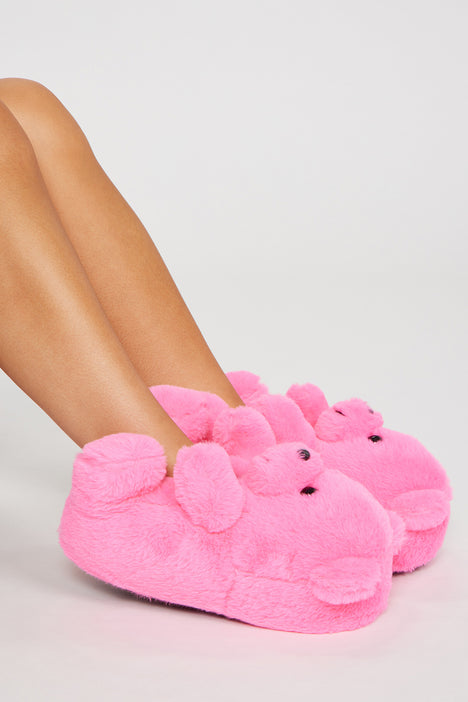Pink bed sales slippers