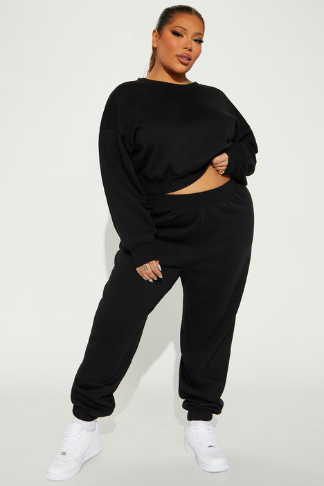 Do Not Disturb Sweatsuit Black Fashion Nova Matching Sets