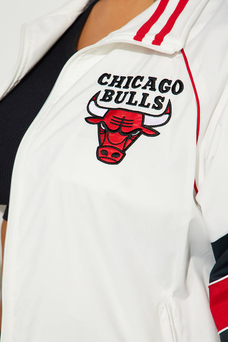 Bulls warm up jacket white sales