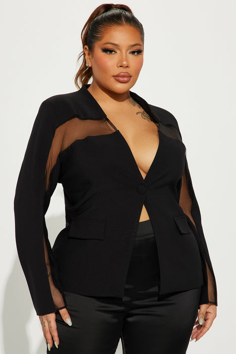 Womens black shop blazer size 20