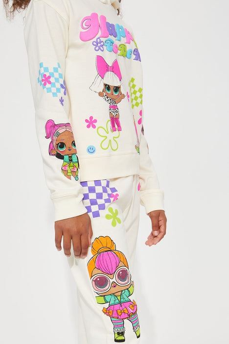 Mini LOL Surprise Happy Thoughts Fleece Jogger Set Ivory