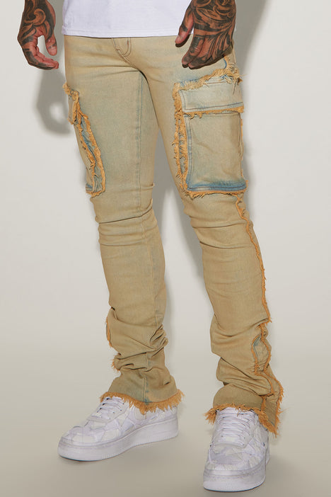 Loaded Stacked Skinny Cargo Jeans - Charcoal | Fashion Nova, Mens Jeans |  Fashion Nova