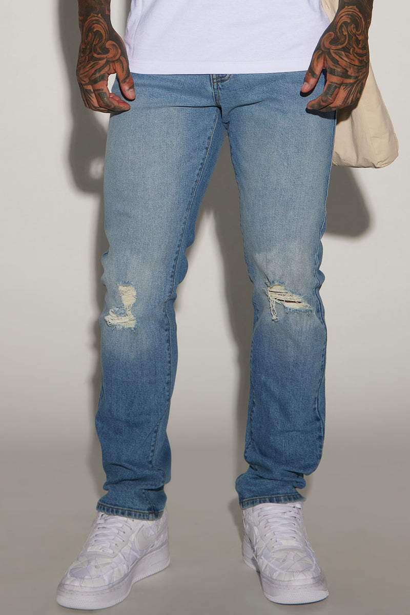 Cornell Distressed Slim Jeans - Light Wash | Fashion Nova, Mens Jeans ...