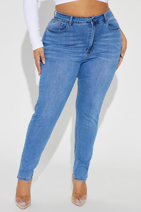 Ivy Super Soft Booty Lifter Skinny Jeans - Light Wash